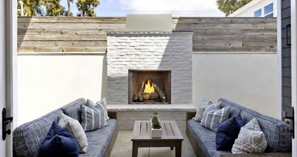 Majestic Courtyard 36" Traditional Outdoor Vent Free Natural Gas Fireplace