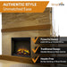 SimpliFire 30" Traditional Built-In Electric Fireplace