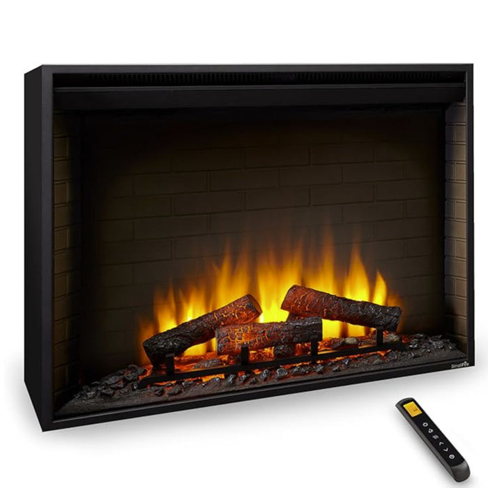 SimpliFire 36" Traditional Built-In Electric Fireplace