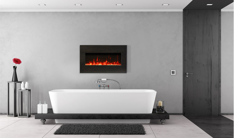 Amantii Panorama 30" Extra Slim Smart Electric Fireplace
