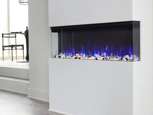 Touchstone Sideline Infinity 72" 3-Sided Recessed Smart Electric Fireplace (Alexa/Google Compatible)