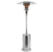 RADtec Real Flame 96" Tall 40,000 BTU Propane Patio Heater - Stainless Steel Finish