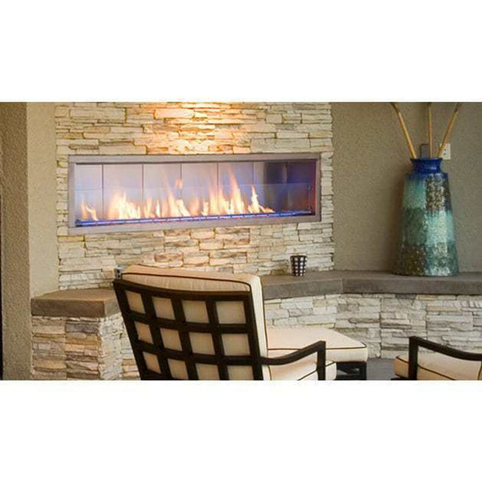 Superior VRE4672 72" Outdoor Vent Free Contemporary Linear Gas Fireplace
