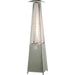 RADtec Tower Flame 89" Tall 41,000 BTU Propane Patio Heater - Stainless Steel Finish