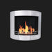 The Bio Flame Prive 34” Wall-Mounted Ethanol Fireplace
