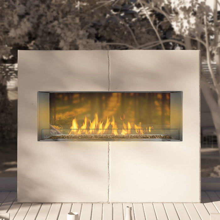Napoleon Galaxy 48" See Thru Outdoor Linear Vent Free Gas Fireplace