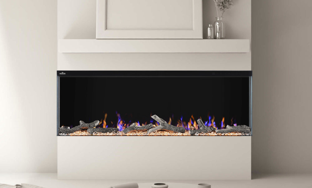Napoleon Trivista Primis 50" Three-Sided Built-in Electric Fireplace