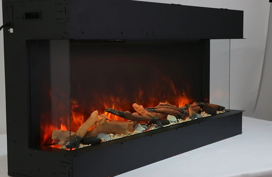 Amantii Tru-View XL Deep Smart 40" Three Sided Electric Fireplace