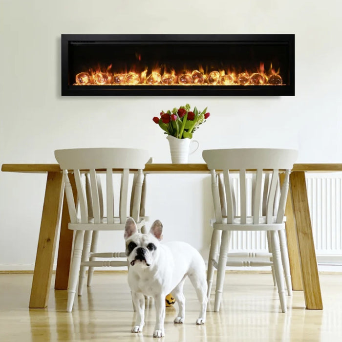 Amantii Symmetry Bespoke 60" Indoor/Outdoor Smart Electric Fireplace