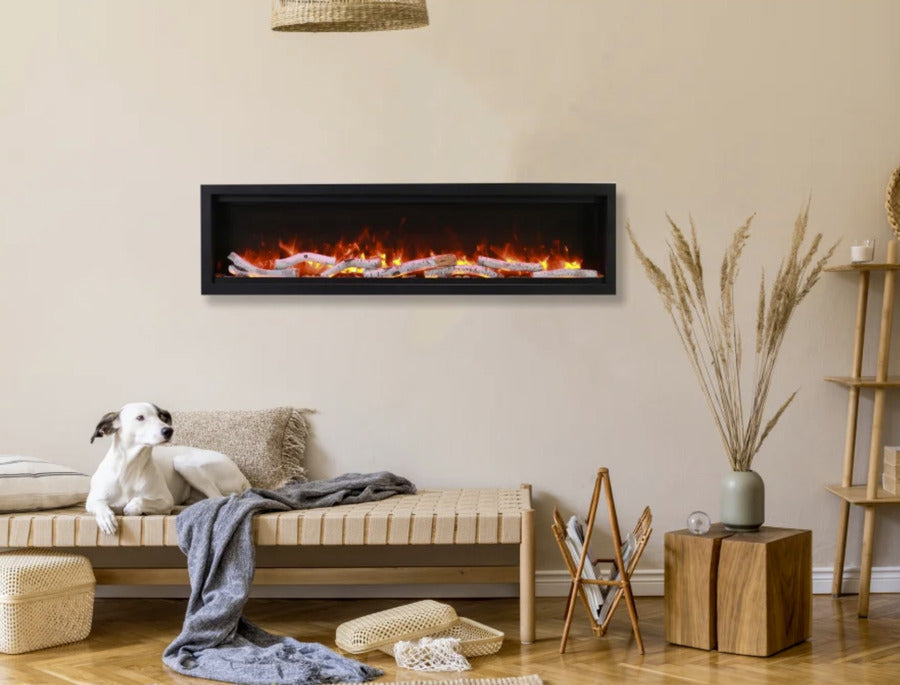 Amantii Symmetry Bespoke 50" Indoor/Outdoor Smart Electric Fireplace