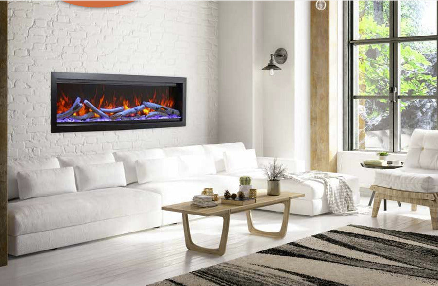 Amantii Symmetry Bespoke 60" Indoor/Outdoor Smart Electric Fireplace