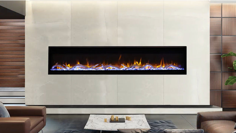 Superior ERL3072 72" Contemporary Linear Electric Fireplace