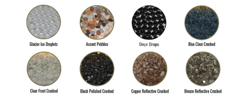Empire Decorative Crushed Glass Clear Frost Media Kit