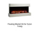 SimpliFire Scion Trinity 43" Three-Sided Linear Electric Fireplace