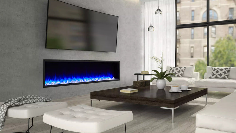 SimpliFire Scion 55" Built-In/Recessed Linear Electric Fireplace