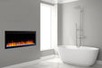 SimpliFire Allusion Platinum 72" Built-In/Wall Mounted Linear Electric Fireplace