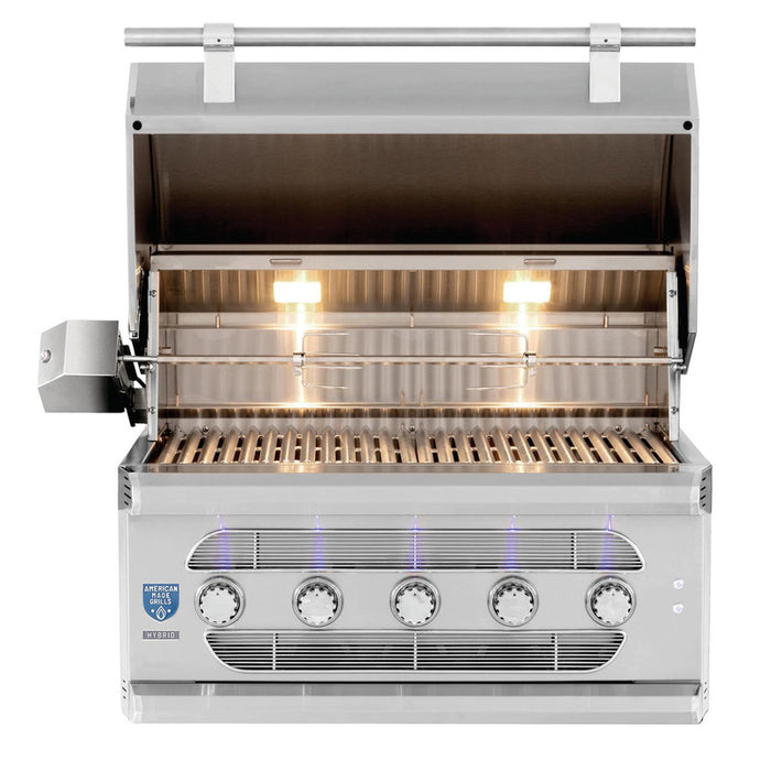 American Made Grills Muscle 36" Built-In Hybrid Grill