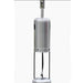 RADtec Real Flame 96" Tall 40,000 BTU Natural Gas Patio Heater - Stainless Steel Finish