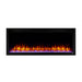 SimpliFire Allusion Platinum 50" Built-In/Wall Mounted Linear Electric Fireplace