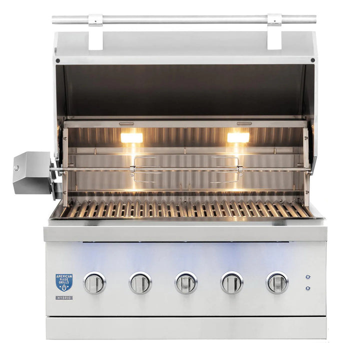 American Made Grills Encore 36" Built-In Hybrid Grill