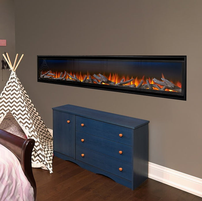 Napoleon Alluravision 74" Deep Depth Built-In / Wall Mounted Electric Fireplace