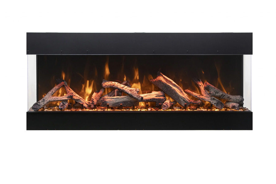 Amantii Tru-View Bespoke 65" Three Sided Smart Electric Fireplace