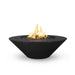 The Outdoor Plus Cazo Wide Ledge Powder Coated Steel Round Fire Pit