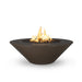 The Outdoor Plus Cazo Wide Ledge Powder Coated Steel Round Fire Pit