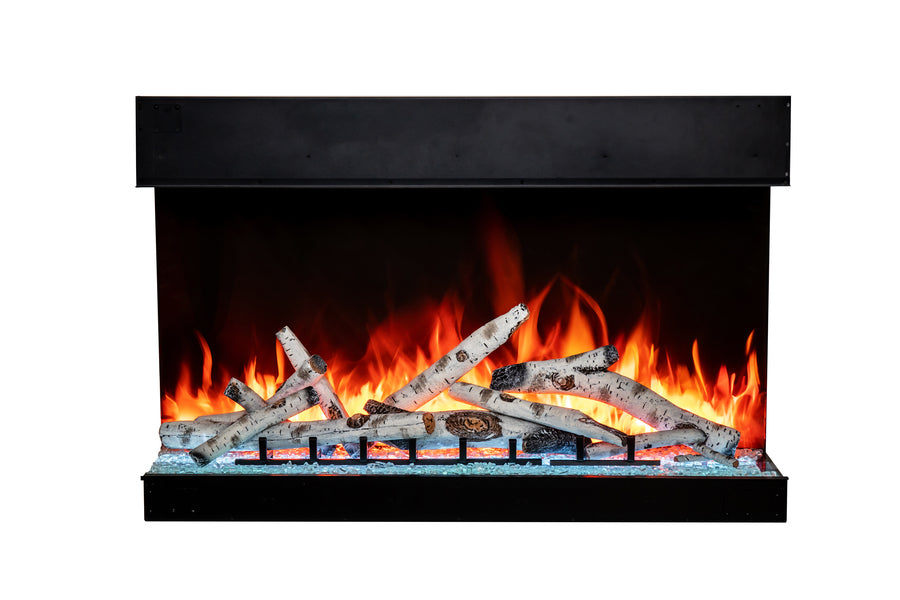 Amantii Tru-View Bespoke 55" Three Sided Smart Electric Fireplace