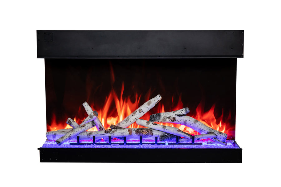 Amantii Tru-View Bespoke 45" Three Sided Smart Electric Fireplace
