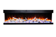 Amantii Tru-View Bespoke 65" Three Sided Smart Electric Fireplace