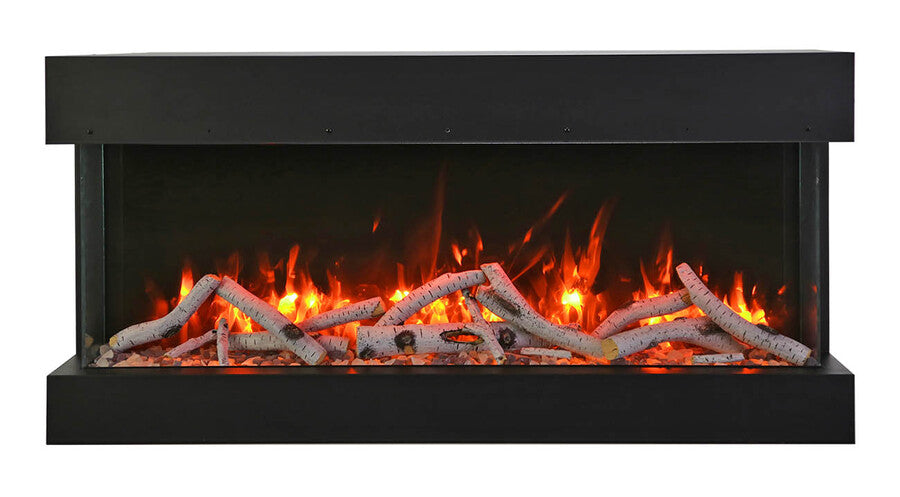 Amantii Tru-View Slim Smart 30" Three Sided Electric Fireplace