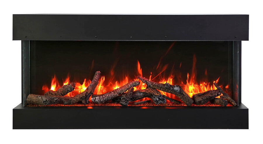 Amantii Tru-View Slim Smart 72" Three Sided Electric Fireplace