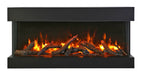 Amantii Tru-View Slim Smart 40" Three Sided Electric Fireplace