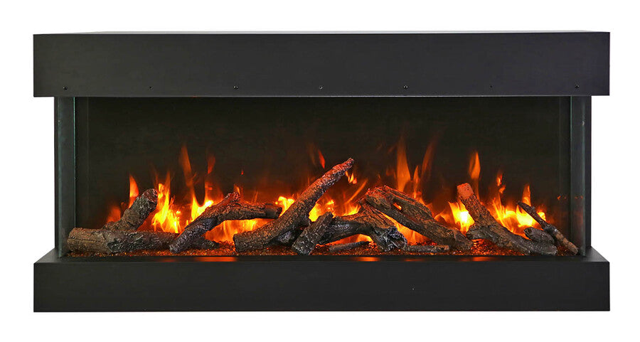 Amantii Tru-View Slim Smart 50" Three Sided Electric Fireplace