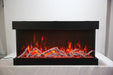 Amantii Tru-View Extra Tall XL Smart 88" Three Sided Electric Fireplace