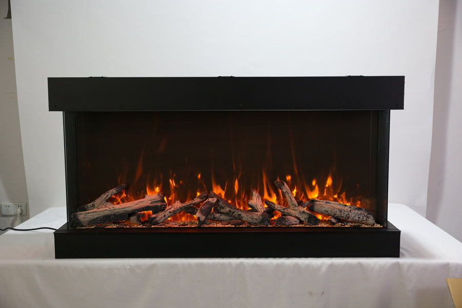 Amantii Tru-View XL Extra Tall Smart 40" Three Sided Electric Fireplace