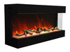 Amantii Tru-View XL Deep Smart 50" Three Sided Electric Fireplace