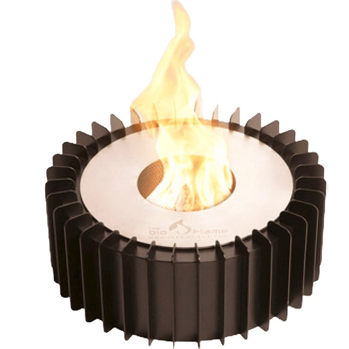 The Bio Flame Fireplace Round Grate Kit with 13" Ethanol Burner