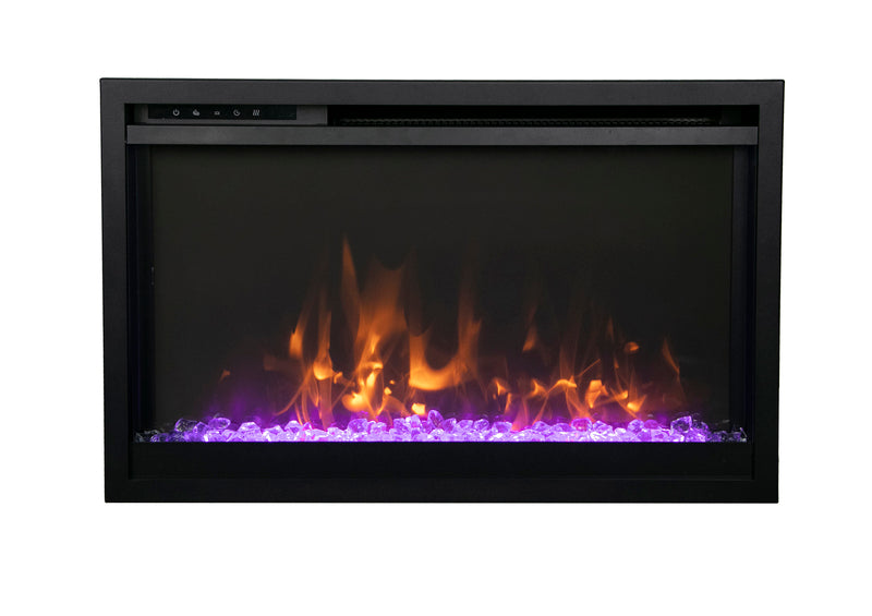 Amantii TRD Extra Slim 30" Traditional Built In Smart Electric Fireplace