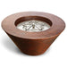 HPC 32" Mesa Hammered Copper Gas Fire Bowl
