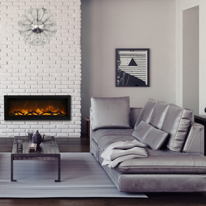 Amantii Symmetry 60" Smart Indoor/Outdoor Electric Fireplace