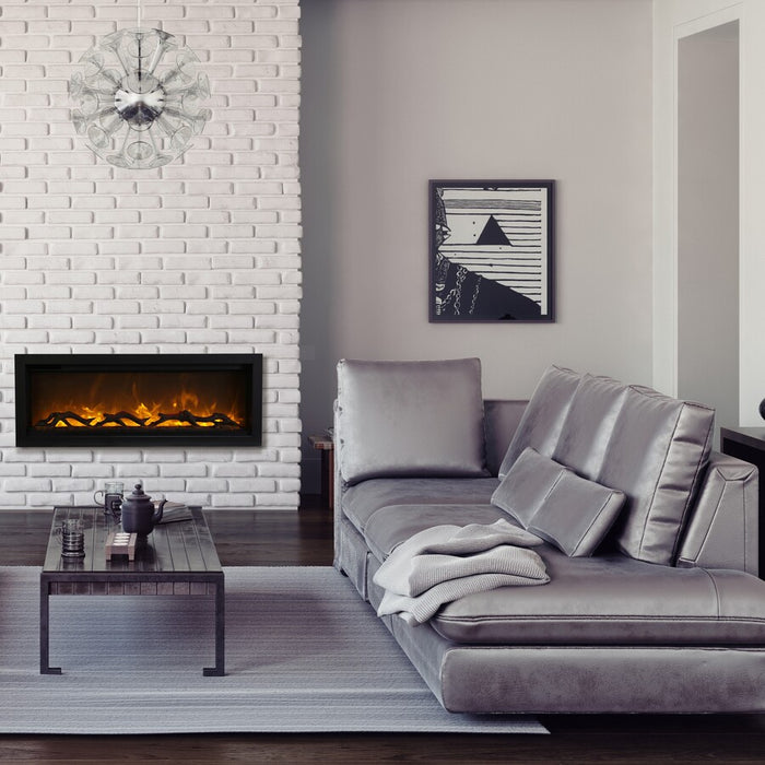 Amantii Symmetry 34" Smart Indoor/Outdoor Electric Fireplace