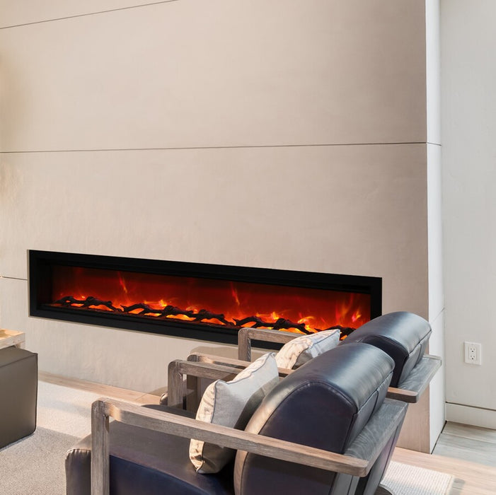 Amantii Symmetry 88" Smart Indoor/Outdoor Electric Fireplace