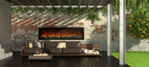 Amantii Symmetry 74" Extra Tall Smart Electric Fireplace