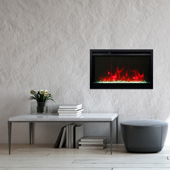 Amantii TRD Extra Slim 26" Traditional Built In Smart Electric Fireplace