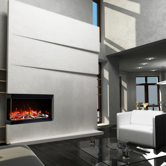 Amantii Tru-View XL Extra Tall Smart 60" Three Sided Electric Fireplace