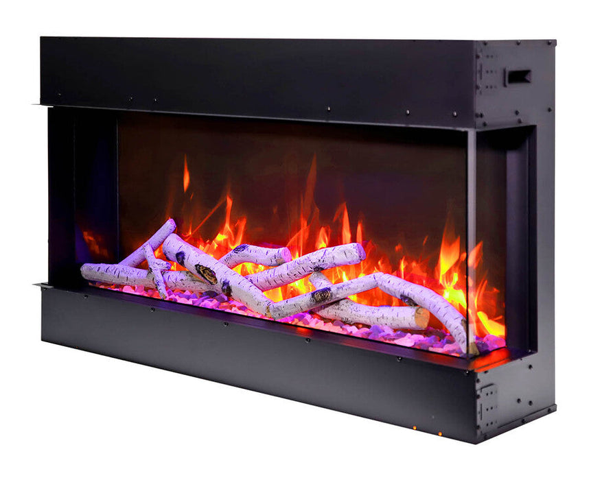 Amantii Tru-View Slim Smart 50" Three Sided Electric Fireplace