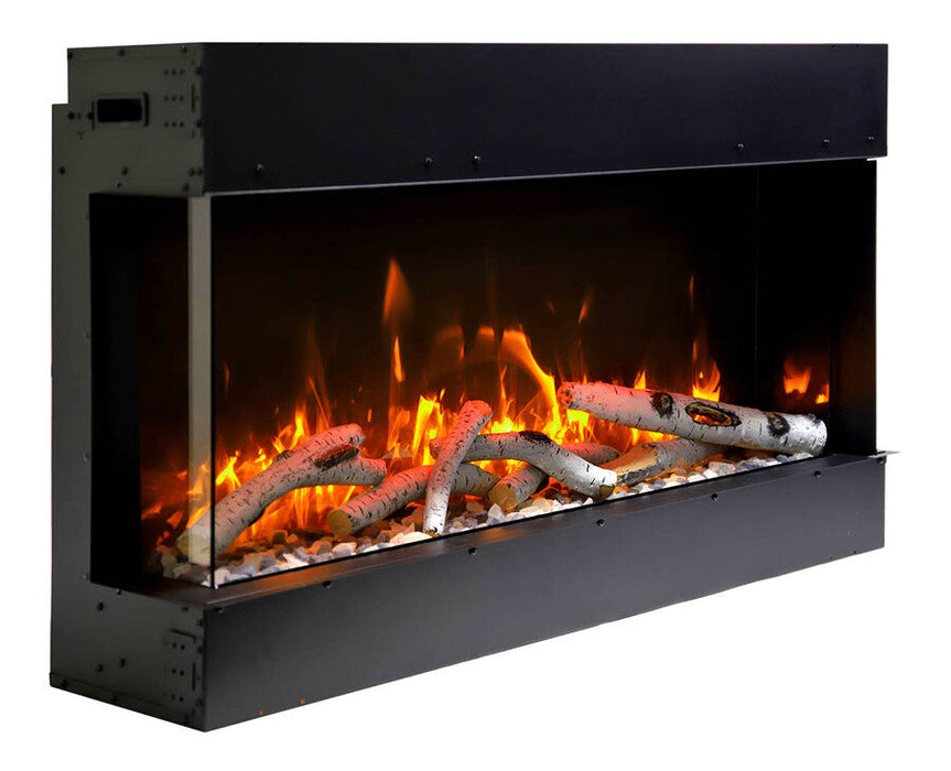 Amantii Tru-View Slim Smart 60" Three Sided Electric Fireplace