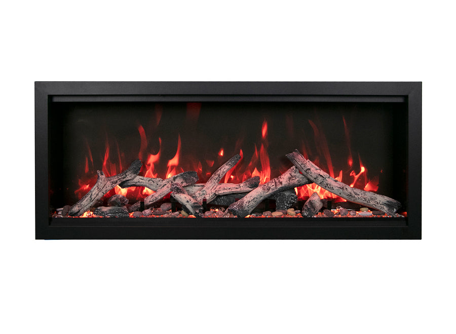 Amantii Symmetry 42" Indoor/Outdoor Smart Electric Fireplace